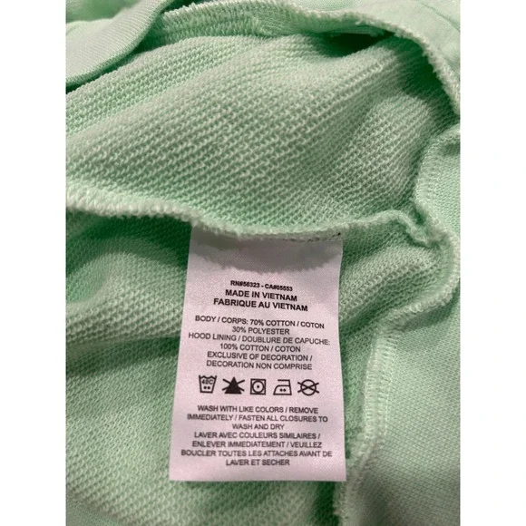 Nike Women's Light Green Zip Up Hoodie Jacket XS Sporty Lightweight Athleisure - Picture 6 of 7